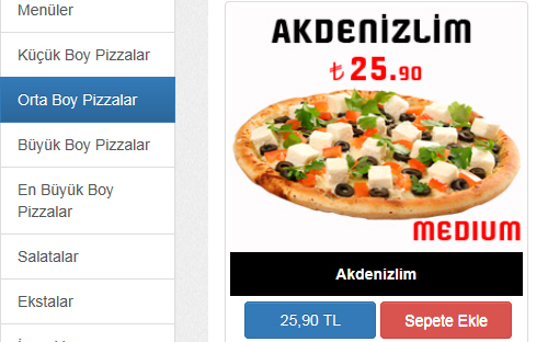 Web Restorant Sipariş